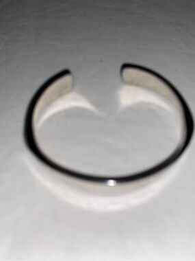 Napier sterling Silver Cuff Bracelet name Debbie